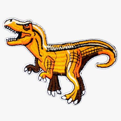 DINOSAUR IRON-ON APPLIQUE 9.5CM X 6.8CM