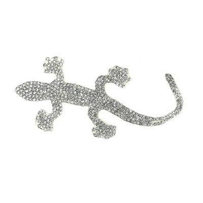 RHINESTONE LIZARD APPLIQUE 10CM X 4.5CM