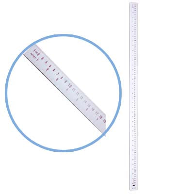 CRAFT & SEWING RULER ALUMINIUM 100CM (39 3/8")