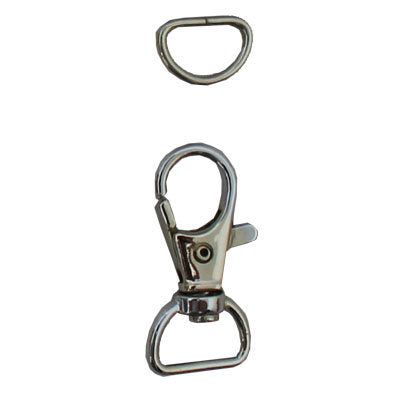 HOOK SWIVEL & D-RING SET 12.7MM