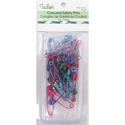 COLOURED SAFETY PINS