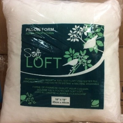 SOFTLOFT SQUARE PILLOW 18" x 18"