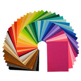 50pcs Assorted Felt Sheets
