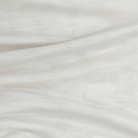 off white light weight nylon mesh spandex