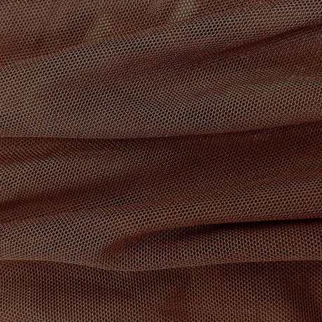dk brown light weight nylon mesh spandex