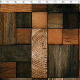 VINYL TABLING PRINTS - WOODBLOCK