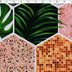 VINYL TABLING PRINTS - TROPICAL HONEYCOMB