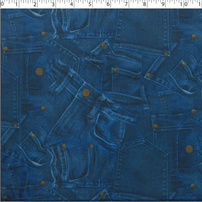 CHENILLE DIGITAL PRINTS - JEANS