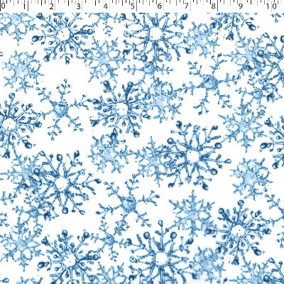 CHENILLE DIGITAL PRINTS - SNOWFLAKES