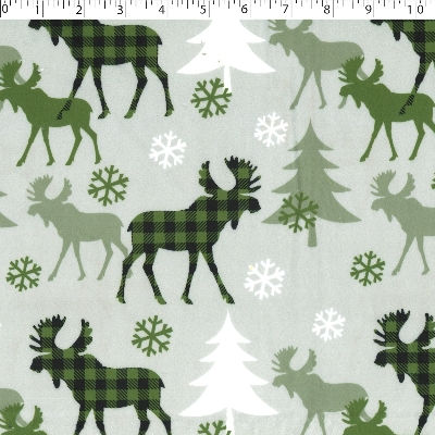 CHENILLE DIGITAL PRINTS - BUFFALO CHECK MOOSE
