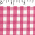 light weight polyester cotton 1/4 inch gingham in bright pink and white