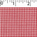 light weight polyester cotton 1/16 inch gingham in red and white