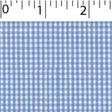 light weight polyester cotton 1/16 inch gingham in light blue and white