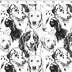 FLANNELETTE PRINTS - DOG FACES