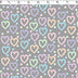 FLANNELETTE PRINTS - WATERCOLOUR HEARTS