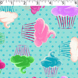 FLANNELETTE PRINTS - CUPCAKE DOTS