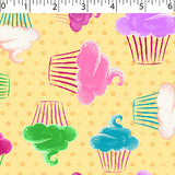 FLANNELETTE PRINTS - CUPCAKE DOTS