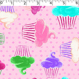 FLANNELETTE PRINTS - CUPCAKE DOTS