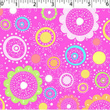 FLANNELETTE PRINTS - CIRCLE FLOWER