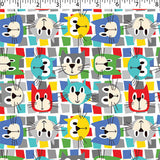 FLANNELETTE PRINTS - CAT BLOCK