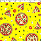 FLANNELETTE PRINTS - PIZZA