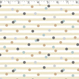 FLANNELETTE PRINTS - DOTTED STRIPE