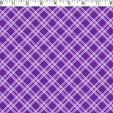 FLANNELETTE PRINTS - DIAGONAL PLAID
