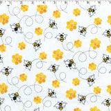 FLANNELETTE PRINTS -HONEY BEE