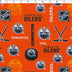 NHL FLANNEL - ALL OVER - EDMONTON OILERS