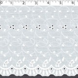 SCALLOPED EMBROIDERED EYELET - 02168/1
