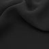 black polyester chiffon