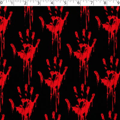 SEW SPOOKTACULAR PRINTS - BLOODY HAND