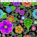 RAINBOW CREATIVE PRINTS II - RETRO FLORAL