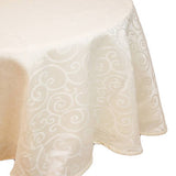 VOLUTE TABLECLOTH 72" ROUND