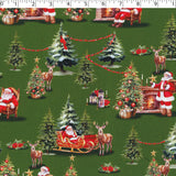 CHRISTMAS TRADITIONS - SANTA SCENE