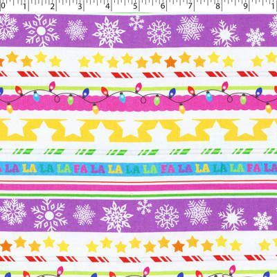 HOLIDAY BRIGHTS - FALALA STRIPE