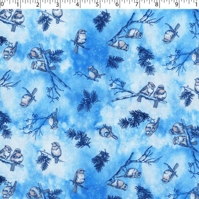 WINTER BLUES - BIRDS N BRANCHES