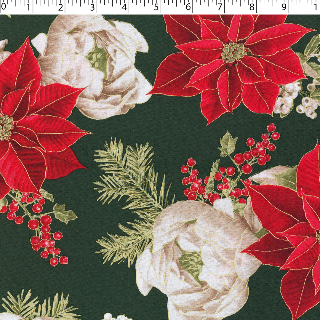 ELEGANCE CHRISTMAS II - POINSETTIA PEONY