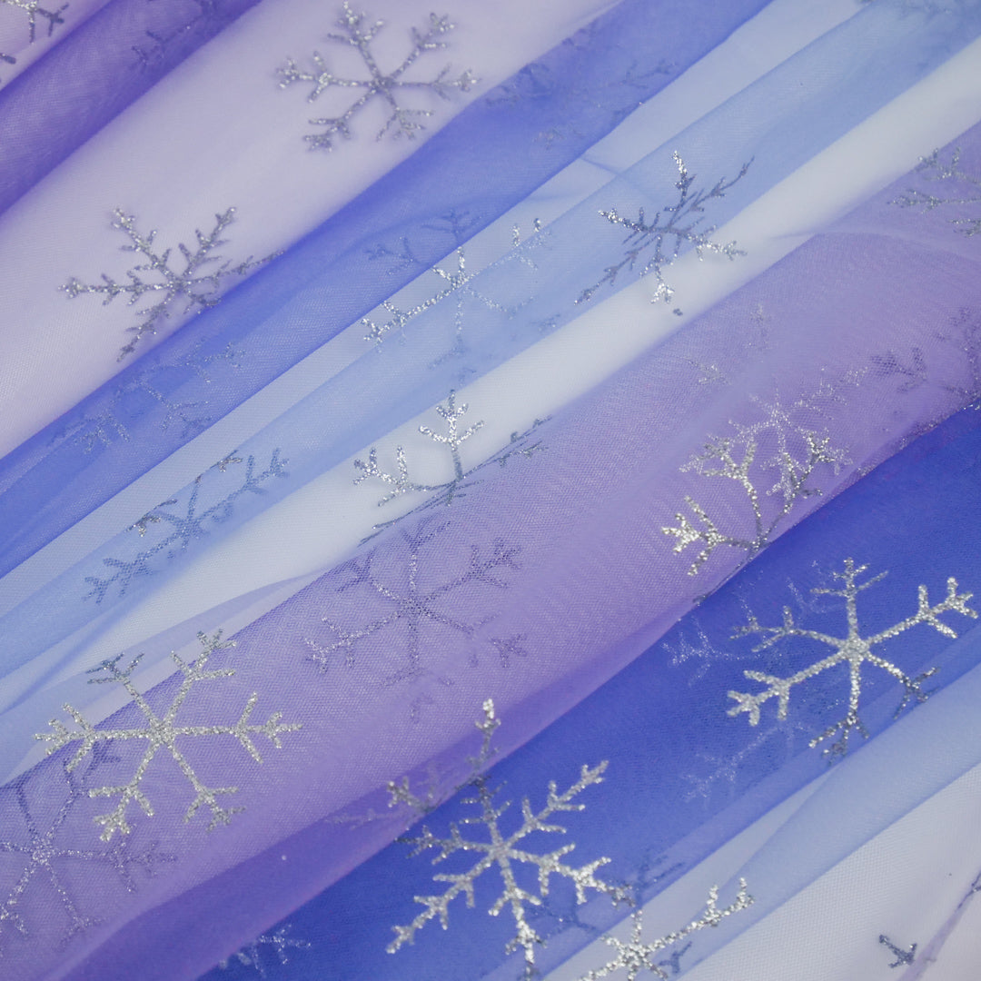 OMBRE MESH - SNOWFLAKES