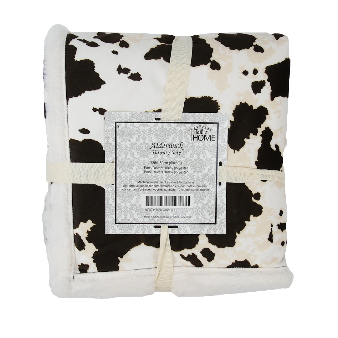 ALDERWICK THROW - COWHIDE