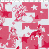COWGIRL -  001 RODEO PATCH (PINK)