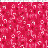 COWGIRL - 004 HORSESHOES (PINK)