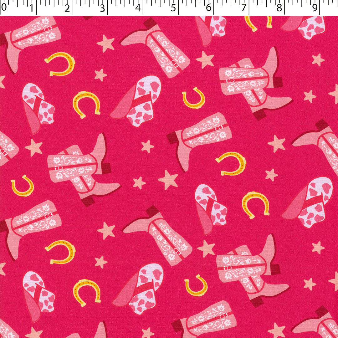 COWGIRL - 005 HATS N BOOTS (PINK)