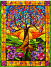 STAINED GLASS PANEL