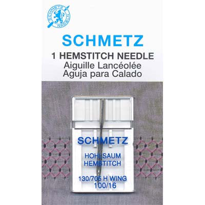 SCHMETZ NEEDLE - HEMSTITCH 100/16 (1772)