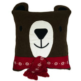 CUSHION COVER - BEAR FACE