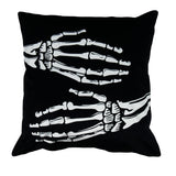 CUSHION COVER - SKELETON HANDS
