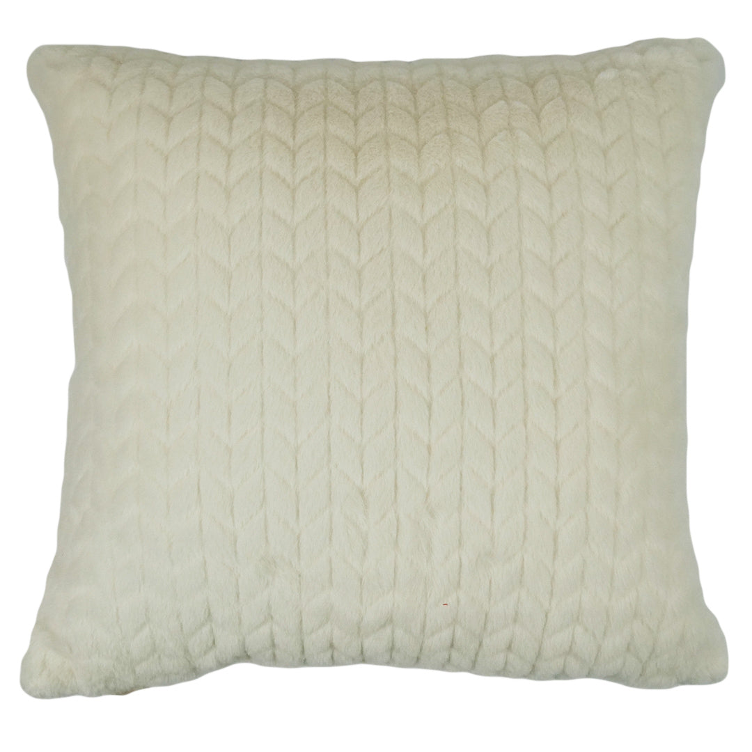 CUSHION COVER - CHEVRON FUR