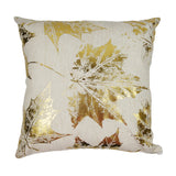 CUSHION COVER - GOLD LEAF
