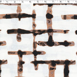 SAN PAULO RAYON/LINEN BLEND PRINTS - ABSTRACT PLAID